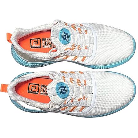 Tenis Fredday Bio - Branco/Laranja - FREEDAY Imagem de Tenis Fredday Bio - Branco/Laranja