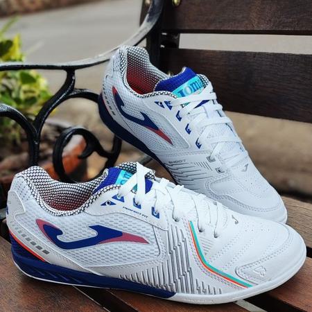 Tenis de futsal azul sales