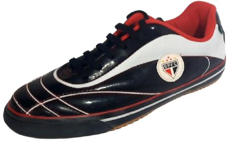 Tenis Futsal Tronic São Paulo Tricolor Imagem de Tenis Futsal Tronic São Paulo Tricolor