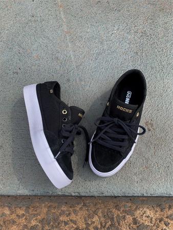 Tênis Hocks Classe Black/White/Gold - Mad Rats Imagem de Tênis Hocks Classe Black/White/Gold