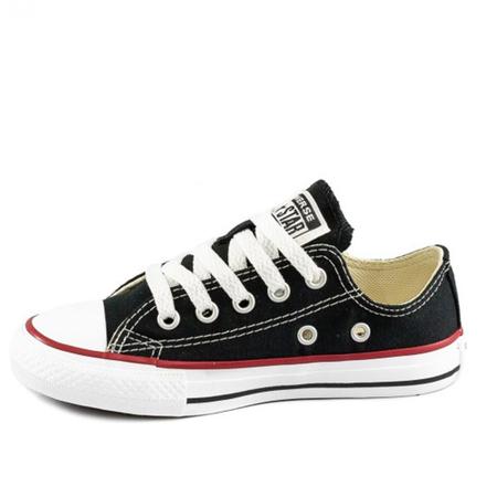 Tênis Converse All Star Chuck Taylor Infantil - Preto/Vermelho