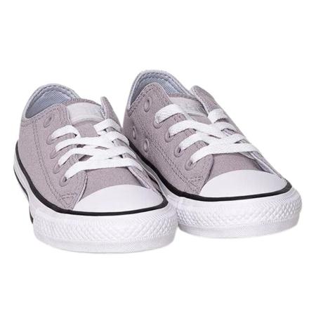 Imagem de Tênis Infantil Converse Chuck Taylor Cano Baixo Lilas Claro