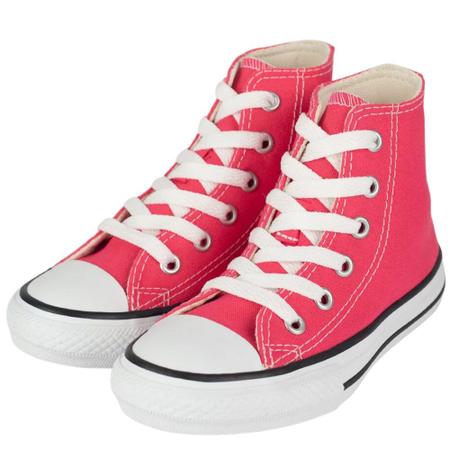 Imagem de Tênis Infantil Converse Chuck Taylor Hi Seasonal Rosa Morango