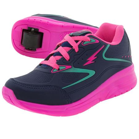 Tenis infantil com rodinhas feminino 2025