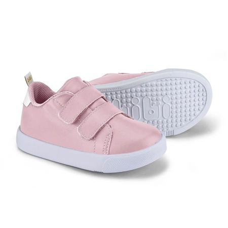 T nis Infantil Feminino Couro Rosa Bibi Agility Mini 1202034