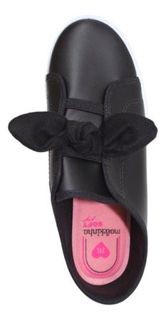 Tênis Infantil Feminino Molekinha De Laço 2524.318 Preto Napa 28 Imagem de Tênis Infantil Feminino Molekinha De Laço 2524.318 Preto Napa 28