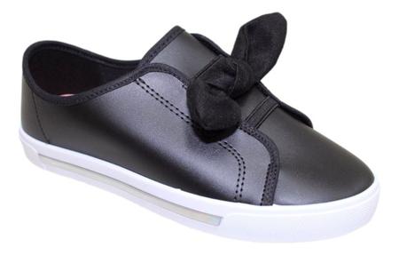 Tênis Infantil Feminino Molekinha De Laço 2524.318 Preto Napa 28 Imagem de Tênis Infantil Feminino Molekinha De Laço 2524.318 Preto Napa 28