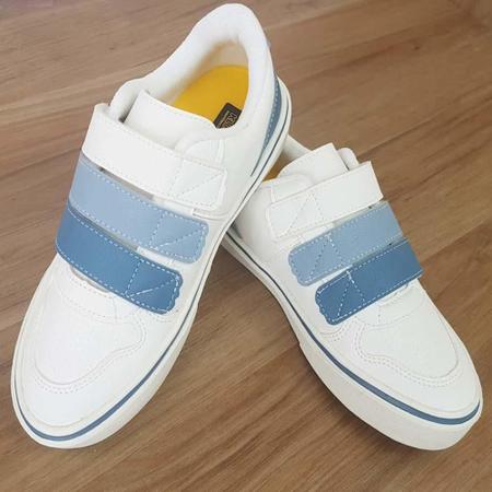 Tênis Infantil Klin Freestyle Kids BR/Azul Oceano/Denim Imagem de Tênis Infantil Klin Freestyle Kids BR/Azul Oceano/Denim