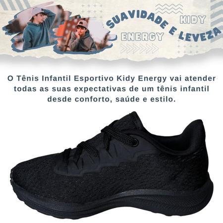 Imagem de Tênis Infantil Masculino Lançamento Kidy Energy Juvenil para Menino  370091