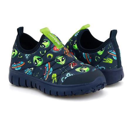 Tênis Infantil Masculino Novopé Alienígena Marinho - 9900101 Imagem de Tênis Infantil Masculino Novopé Alienígena Marinho - 9900101