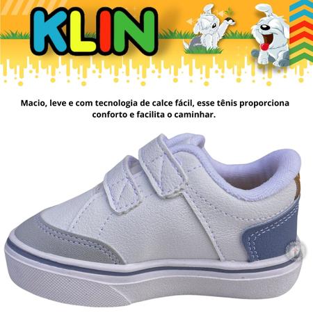 Imagem de Tênis Infantil Masculino Sem Cadarço Klin Mnino Anatômico Freestyle 259044