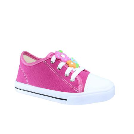 Imagem de Tenis Infantil Menina Casual Cano Baixo Star Moda Escolar Flor