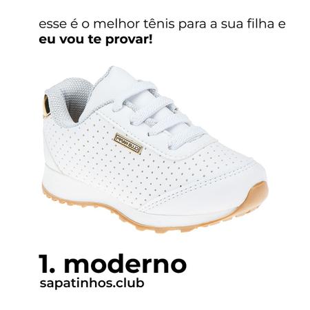 Imagem de Tenis Infantil Menina Escolar - KIT 2 PARES Tam 20 ao 34