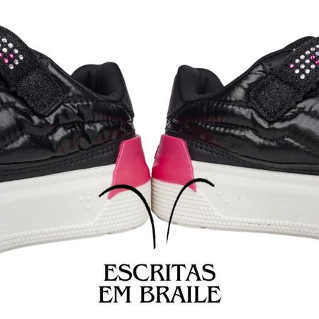Tênis Infantil Menina Pampili 736.010 Xp 24 Matelassê Glitter Imagem de Tênis Infantil Menina Pampili 736.010 Xp 24 Matelassê Glitter