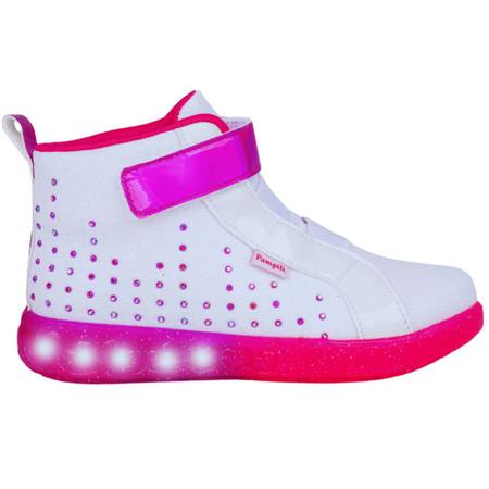 Tênis Infantil Menina Pampili Sneaker Seja Luz com Led Imagem de Tênis Infantil Menina Pampili Sneaker Seja Luz com Led