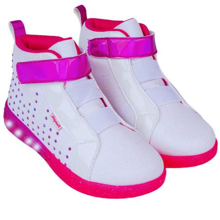 Tênis Infantil Menina Pampili Sneaker Seja Luz com Led Imagem de Tênis Infantil Menina Pampili Sneaker Seja Luz com Led