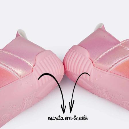 Tênis Infantil Menina Pampili YuYu- Rose Imagem de Tênis Infantil Menina Pampili YuYu- Rose