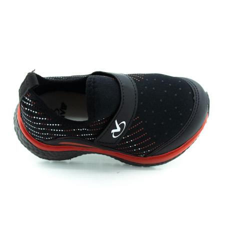 Tênis Infantil Menino Via Vip VV9505 - Preto e Vermelho Imagem de Tênis Infantil Menino Via Vip VV9505 - Preto e Vermelho
