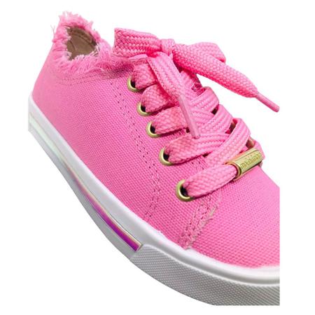 Tênis Infantil Molekinha Feminino Lona Sider Casual Imagem de Tênis Infantil Molekinha Feminino Lona Sider Casual
