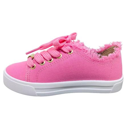 Tênis Infantil Molekinha Feminino Lona Sider Casual Imagem de Tênis Infantil Molekinha Feminino Lona Sider Casual