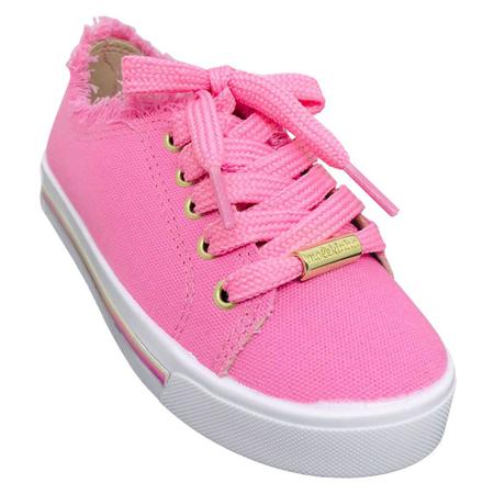 Tênis Infantil Molekinha Feminino Lona Sider Casual Imagem de Tênis Infantil Molekinha Feminino Lona Sider Casual