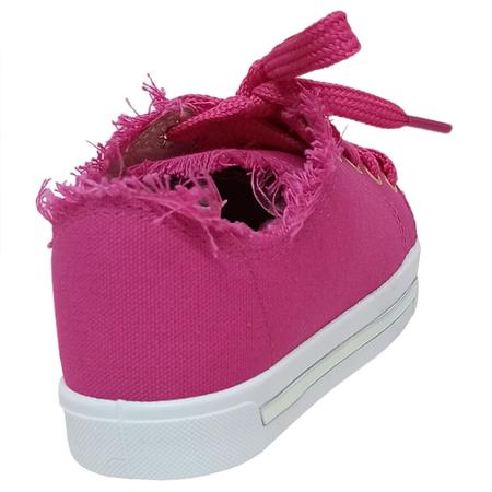 Tênis Infantil Molekinha Feminino Lona Sider Casual Imagem de Tênis Infantil Molekinha Feminino Lona Sider Casual