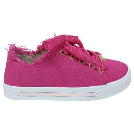Tênis Infantil Molekinha Feminino Lona Sider Casual Imagem de Tênis Infantil Molekinha Feminino Lona Sider Casual