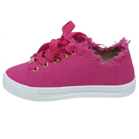Tênis Infantil Molekinha Feminino Lona Sider Casual Imagem de Tênis Infantil Molekinha Feminino Lona Sider Casual