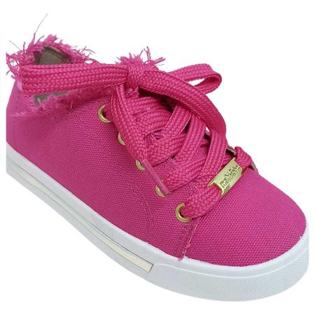 Tênis Infantil Molekinha Feminino Lona Sider Casual Imagem de Tênis Infantil Molekinha Feminino Lona Sider Casual