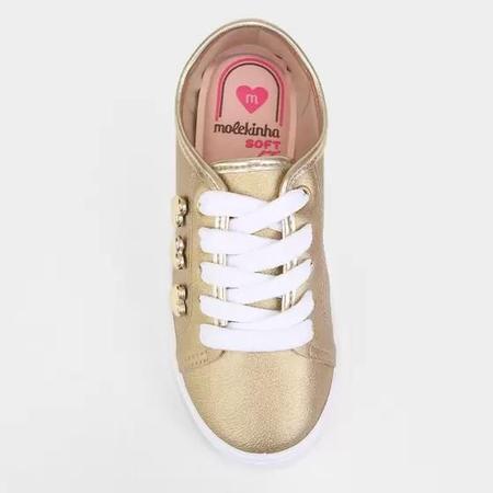Tenis sales molekinha metalizado