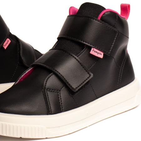 Tênis Infantil Pampili Up Menina Preto/Pink Imagem de Tênis Infantil Pampili Up Menina Preto/Pink