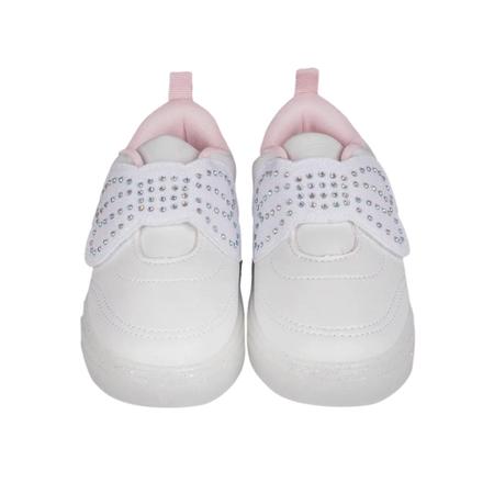 Imagem de Tênis Infantil Pampili Yumi 721.008 Laço Glitter e Strass