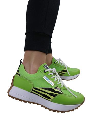 Imagem de Tênis Jogging Max Design Verde Lunar Feminino - Legut