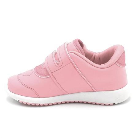 Imagem de Tênis Kidy Colors Infantil Rosa Laço De Coração