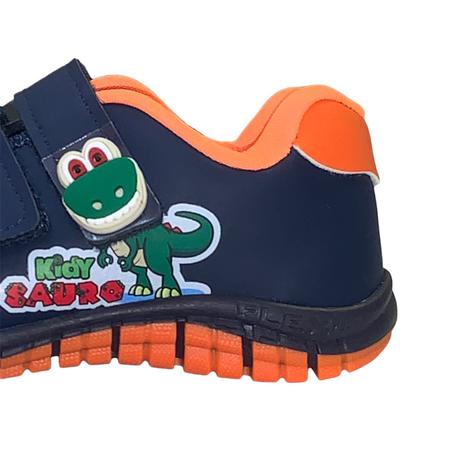 Tenis kidy dinossauro 0679 vem com brinquedo conforto macio