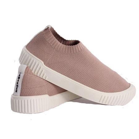 Tênis Knit Feminino Moderno Versátil e Leve Tenis Preto Casual Dia