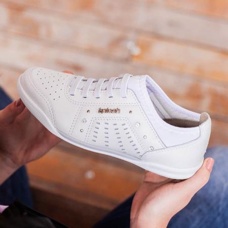 Tenis Kolosh Branco Couro Enfermagem Comfort Calce F cil T nis