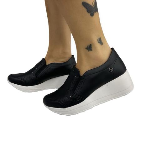 T nis Kolosh C1401 Sneaker Plataforma Anabela Sem Cadar o Feminino