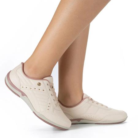 Tênis Kolosh Feminino Slip-On Calce Fácil Nude Imagem de Tênis Kolosh Feminino Slip-On Calce Fácil Nude