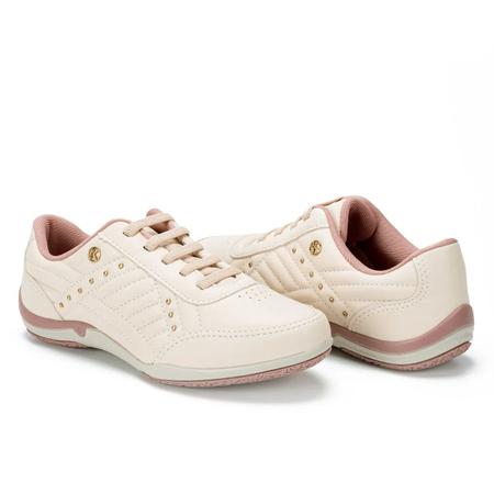 Tênis Kolosh Feminino Slip-On Calce Fácil Nude Imagem de Tênis Kolosh Feminino Slip-On Calce Fácil Nude