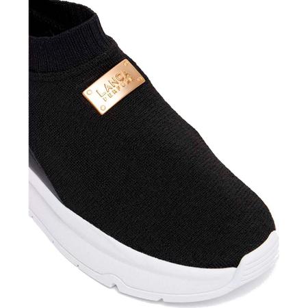 Tênis Lança Perfume Knit Metal Plate OU24 Preto Feminino Imagem de Tênis Lança Perfume Knit Metal Plate OU24 Preto Feminino