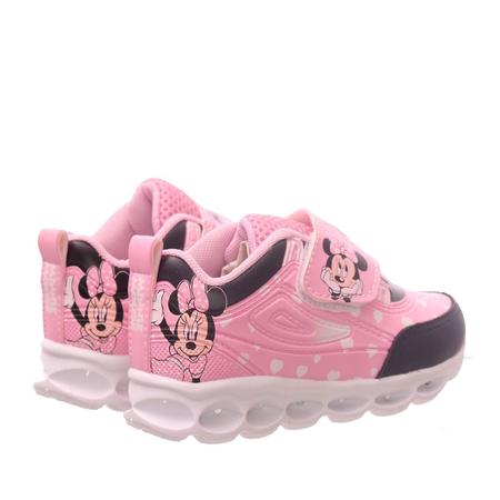 Tenis led minnie rosa infantil feminino meninas rosa Isaac