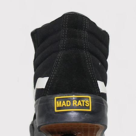 Tênis Mad Rats Cano Alto Hi Top Black Branco