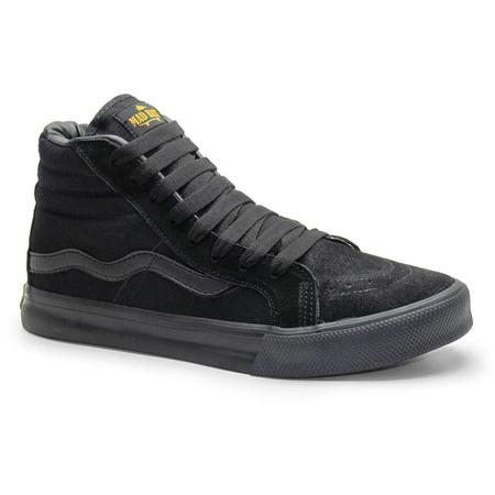 TÊNIS MAD RATS HI TOP CANO ALTO - PRETO CLÁSSICO