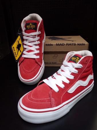 Tênis Hi Top Mad Rats Vermelho