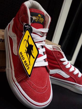 Tênis Mad Rats Hi Top - Vermelho