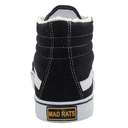 tênis infantil mad rats hi top old school preto e branco - C&A