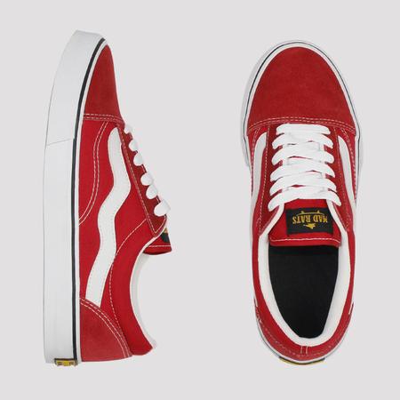 Tenis Mad Rats Old School Vermelho - Lace Sneakers