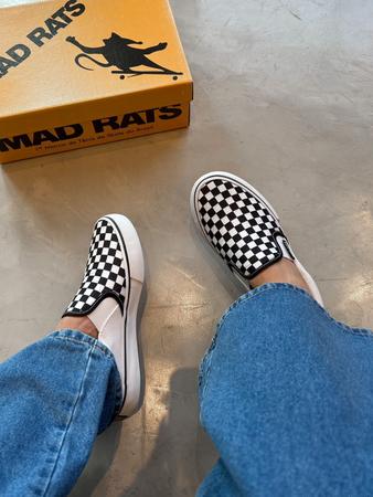 Tênis Mad Rats Slip On Quadriculado - Outros Moda e Acessórios