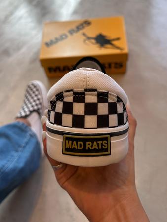 Tênis Mad Rats Slip On Quadriculado - Outros Moda e Acessórios